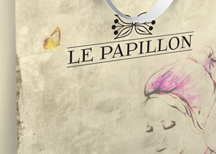 Print: Le Papillon Bag - design